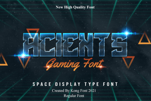 Acients Font for Bold Web Design