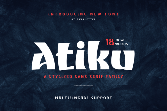 Atiku: A Vintage-Styled Display Font for Bold Branding