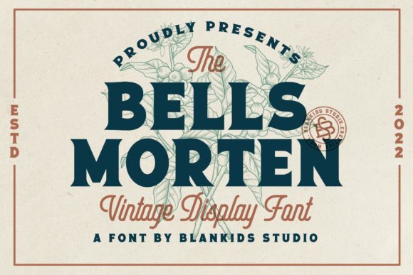 Bells Morten: A Bold Display Font for Branding Projects