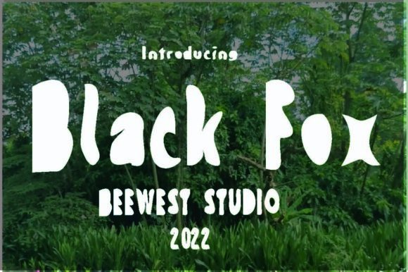 Black Fox Font for Professional Branding