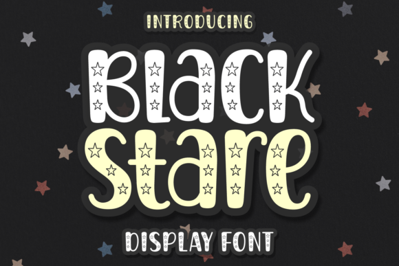 Black Stare Font for Editorial Design and Creative Projects