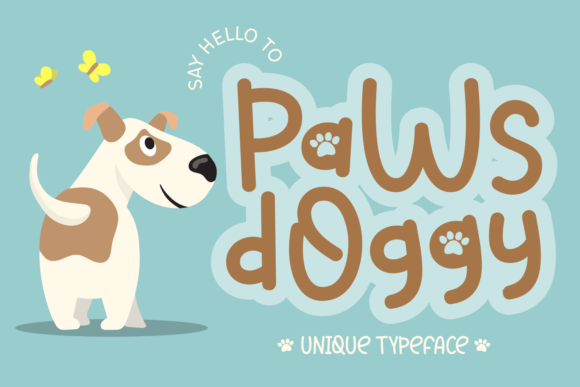 Designing with Paws Doggy: A Playful Font for Pet-Themed Campaigns