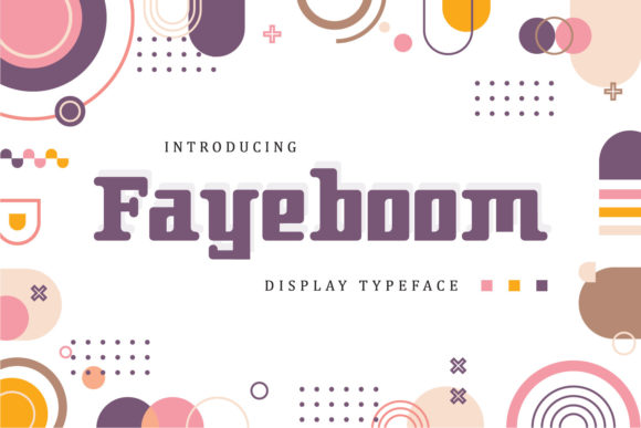 Fayeboom: A Robotic Styled Font for Bold Editorial Designs