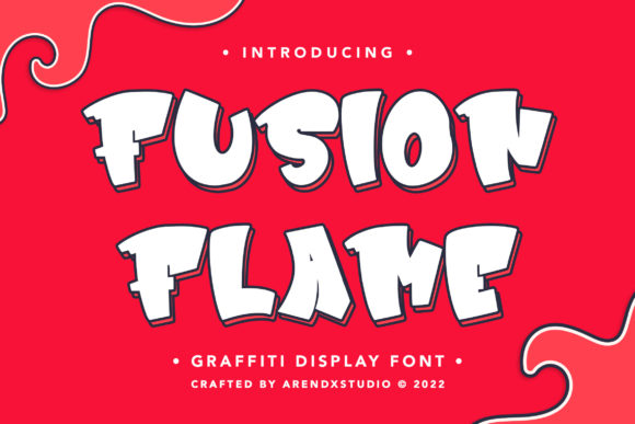 Fusion Flame Display Font for Bold Web Design