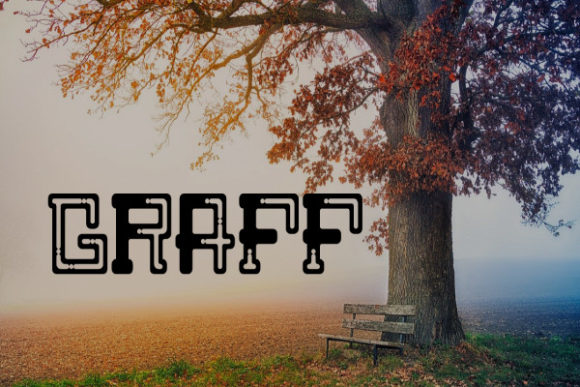 Graff Display Font for Web Design