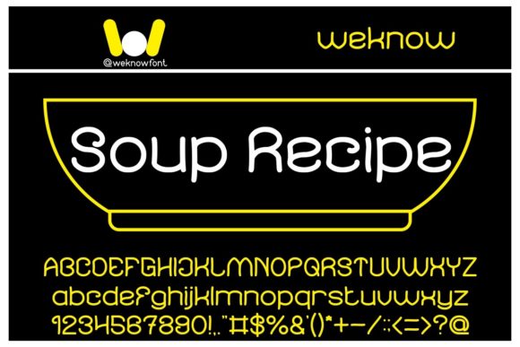 How Soup Recipe Font Elevated My Bakery's Brand Identity