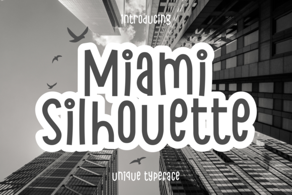 Miami Silhouette Font for Bold Brand Campaigns