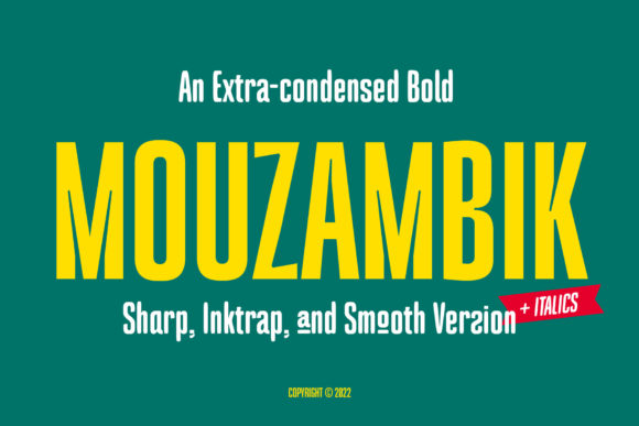 Mouzambik Font for Handmade Projects