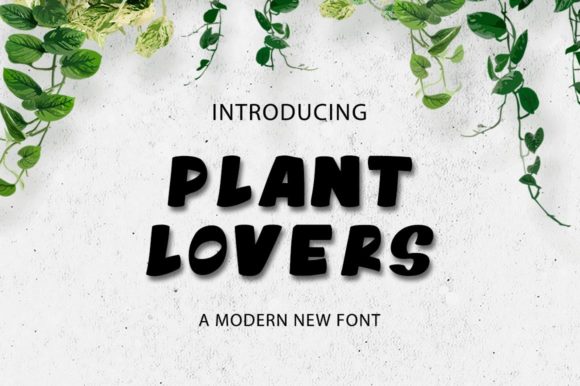 Plant Lovers Font for Web Design