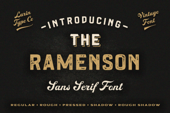 Ramenson Display Font for Web Design