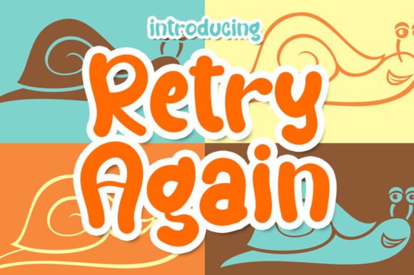 Retry Again: A Fresh Display Font for Editorial Design