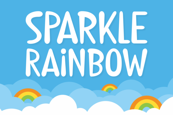 Sparkle Rainbow: A Vibrant Display Font for Modern Editorial Design