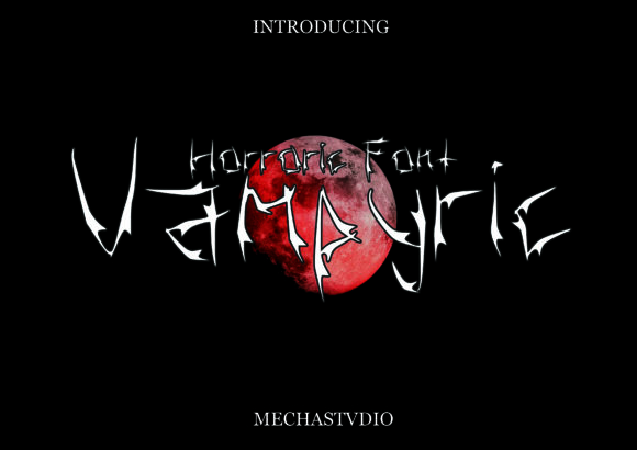 Testing Vampyric for a Gothic Web Design Project