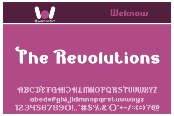 The Revolutions Font: A Stylish Display Typeface for Web Design