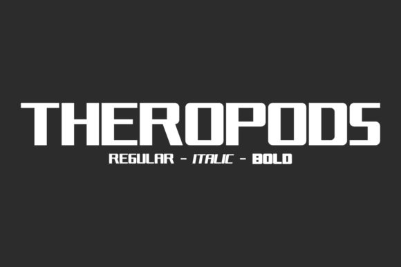 Theropods Font for Professional Branding